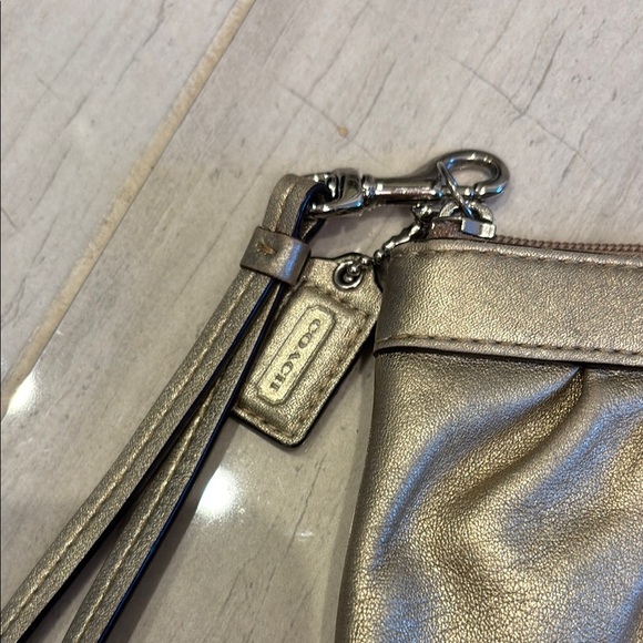 Coach Metallic Wristlet Clutch - Picture 2 of 6